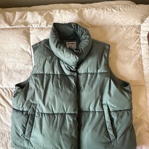 Old Navy Teal Puffer Vest